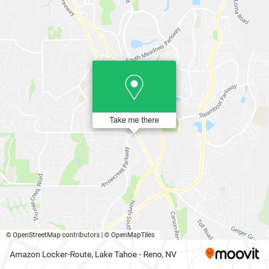 Amazon Locker-Route map