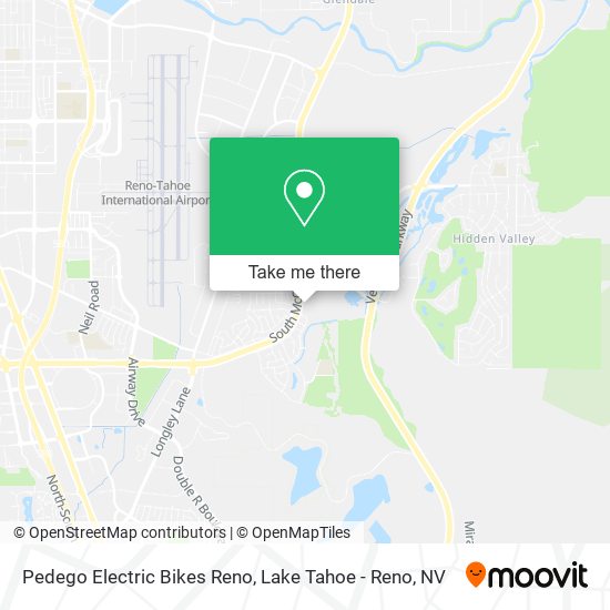 Pedego Electric Bikes Reno map