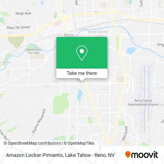 Amazon Locker-Pimiento map
