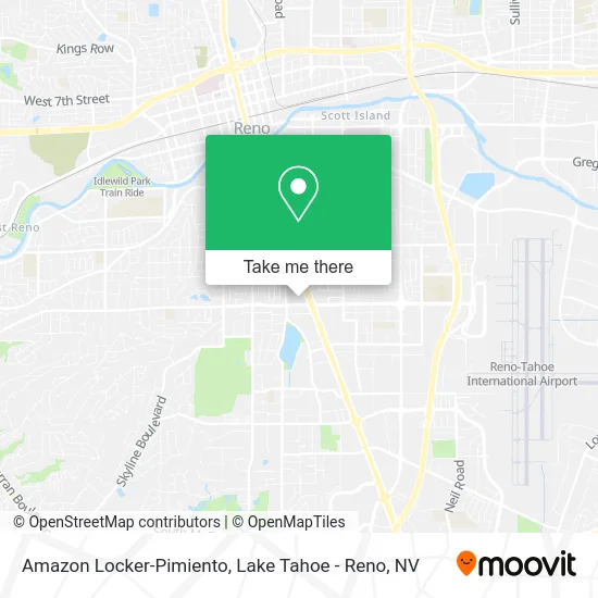 Amazon Locker-Pimiento map