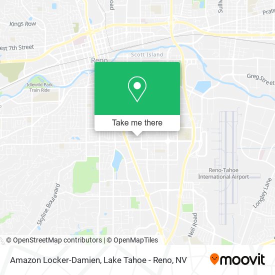 Amazon Locker-Damien map