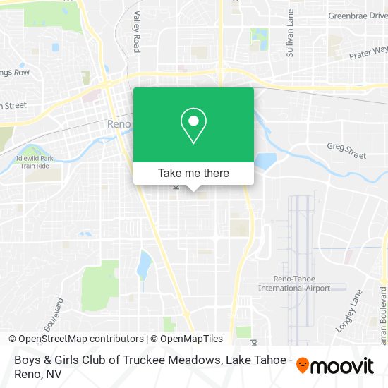 Boys & Girls Club of Truckee Meadows map