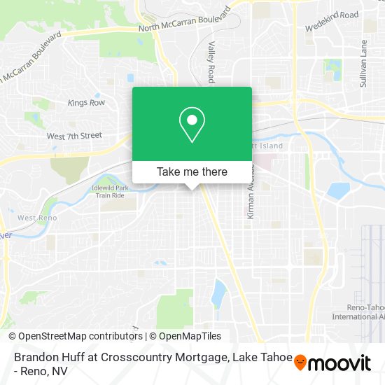 Brandon Huff at Crosscountry Mortgage map