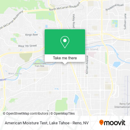 American Moisture Test map