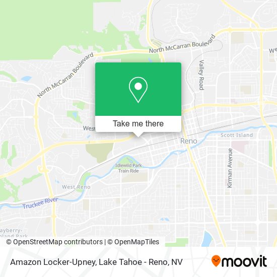 Amazon Locker-Upney map