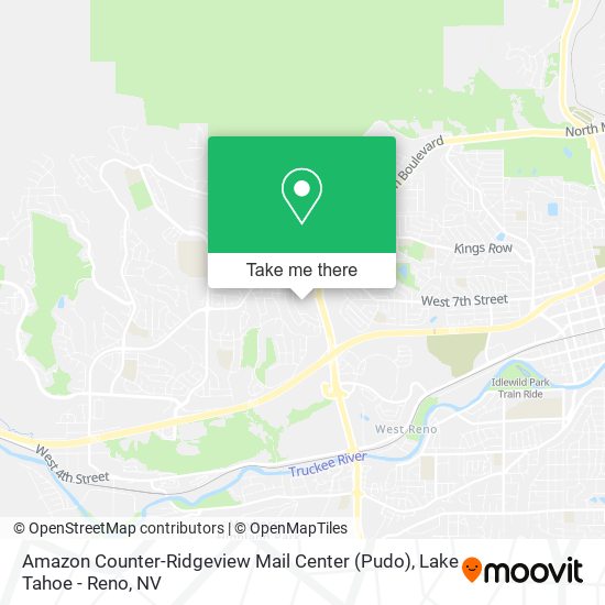 Amazon Counter-Ridgeview Mail Center (Pudo) map