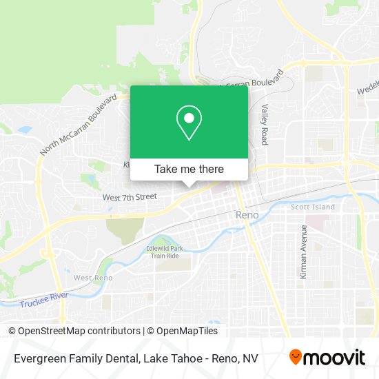 Mapa de Evergreen Family Dental