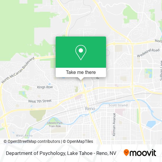 Mapa de Department of Psychology