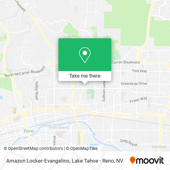 Mapa de Amazon Locker-Evangelino