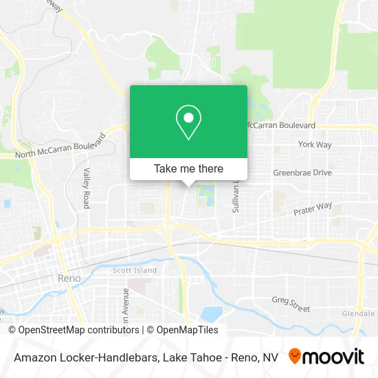 Amazon Locker-Handlebars map