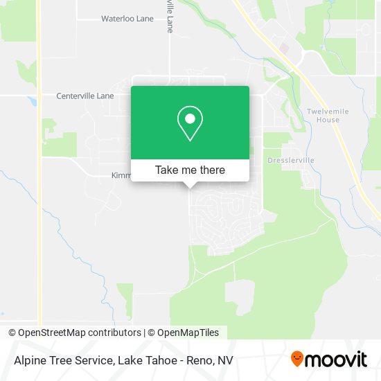 Alpine Tree Service map