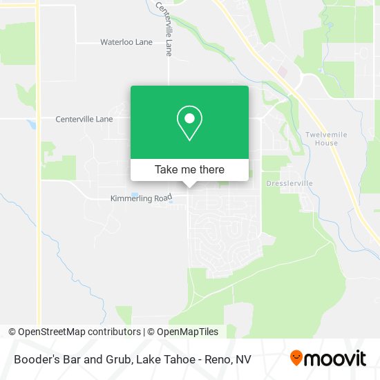 Booder's Bar and Grub map