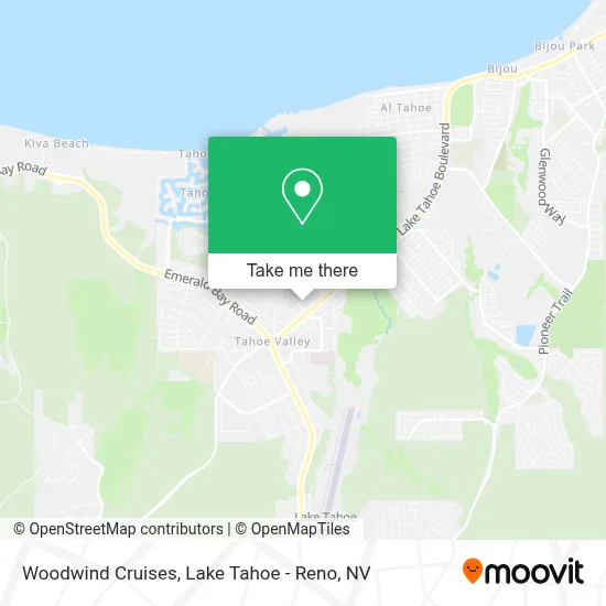 Woodwind Cruises map