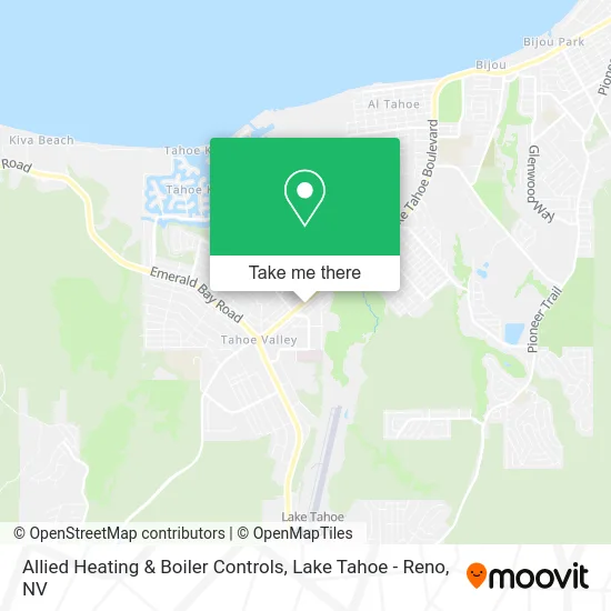 Allied Heating & Boiler Controls map