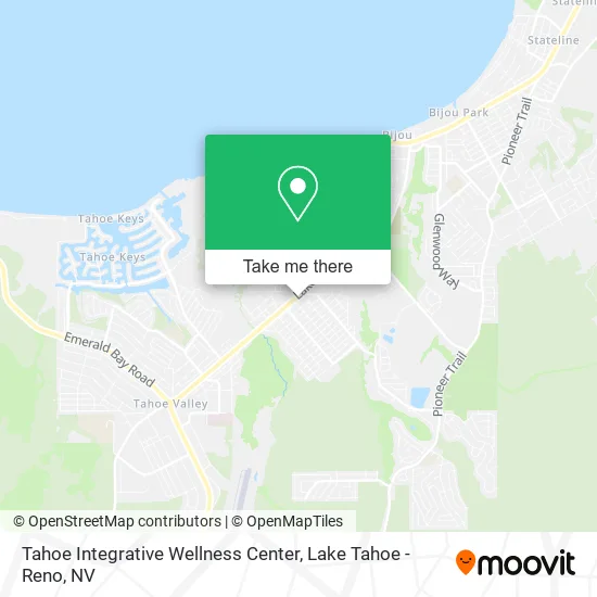 Tahoe Integrative Wellness Center map