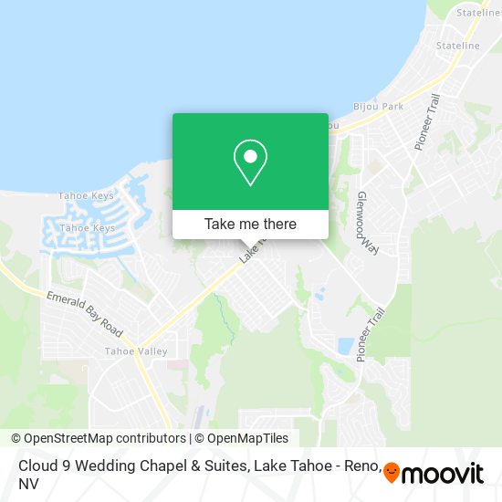 Cloud 9 Wedding Chapel & Suites map