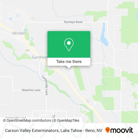 Mapa de Carson Valley Exterminators