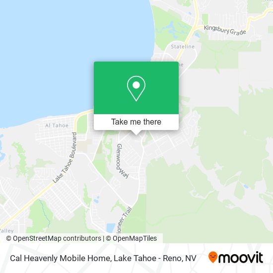 Cal Heavenly Mobile Home map