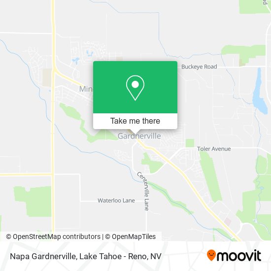 Napa Gardnerville map