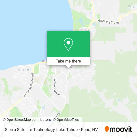 Sierra Satellite Technology map