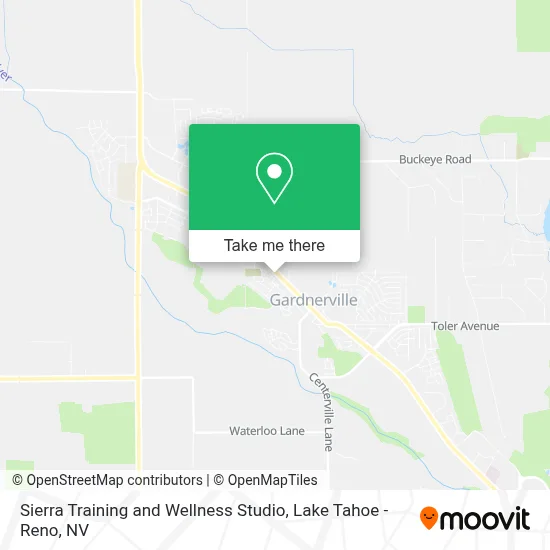 Sierra Training and Wellness Studio map