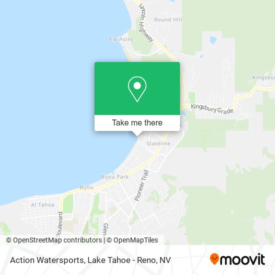 Action Watersports map