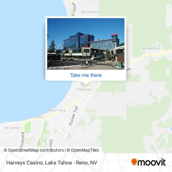 Mapa de Harveys Casino