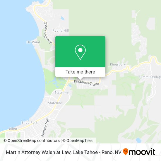 Martin Attorney Walsh at Law map