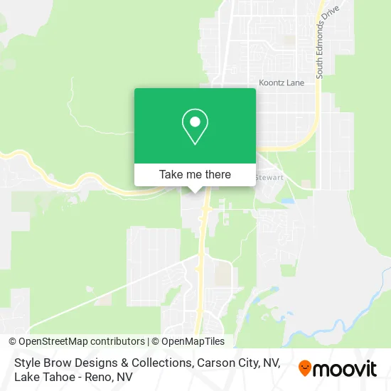 Style Brow Designs & Collections, Carson City, NV map