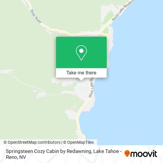 Mapa de Springsteen Cozy Cabin by Redawning