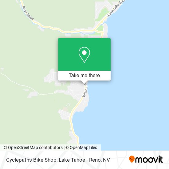 Cyclepaths Bike Shop map