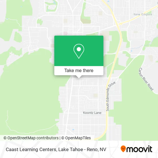 Caast Learning Centers map