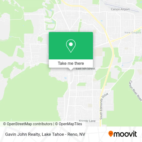 Gavin John Realty map