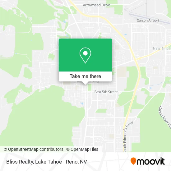 Bliss Realty map