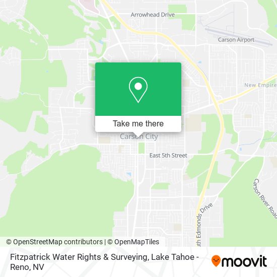 Mapa de Fitzpatrick Water Rights & Surveying