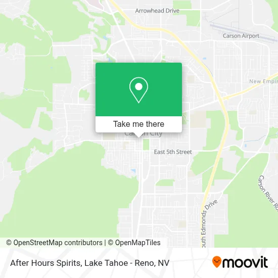 After Hours Spirits map