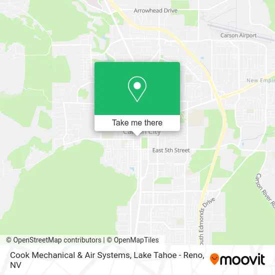 Cook Mechanical & Air Systems map
