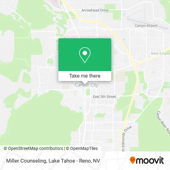 Miller Counseling map