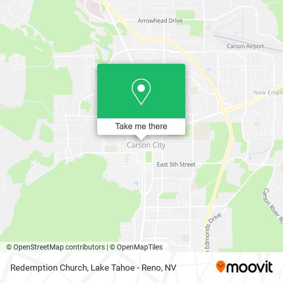 Redemption Church map