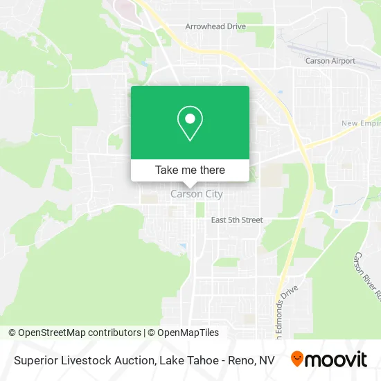 Superior Livestock Auction map