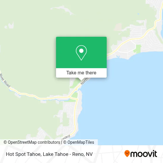 Hot Spot Tahoe map