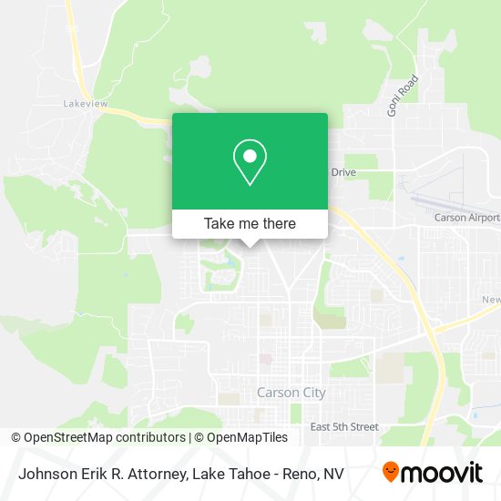 Johnson Erik R. Attorney map