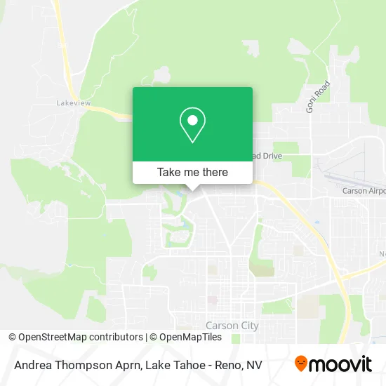 Andrea Thompson Aprn map