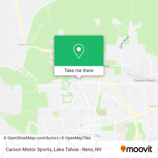 Carson Motor Sports map
