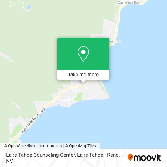 Lake Tahoe Counseling Center map