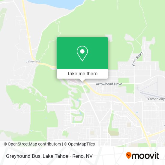 Greyhound Bus map