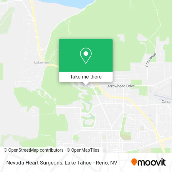 Nevada Heart Surgeons map