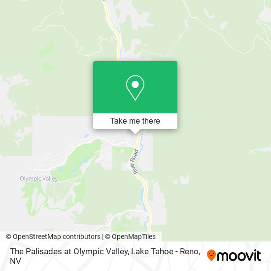 The Palisades at Olympic Valley map