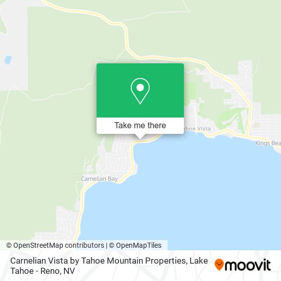 Carnelian Vista by Tahoe Mountain Properties map