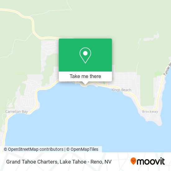 Grand Tahoe Charters map